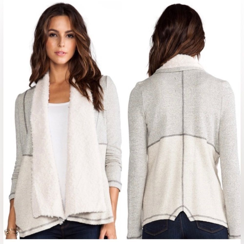 🌻 Jack French Terry Wrap Cardigan Size M